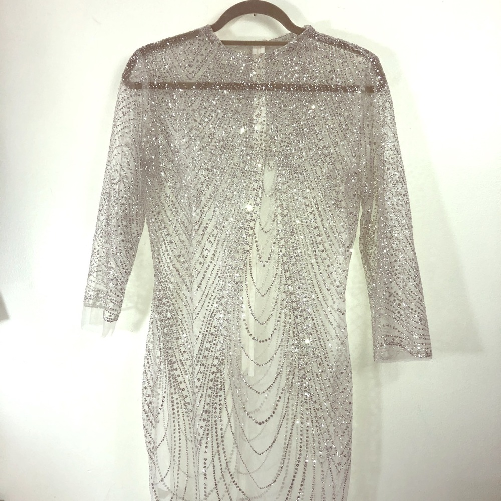 Sheer Stunning Glitter Dress!!